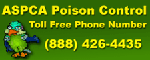 ASPCA 24hr Poison Control Center phone number!