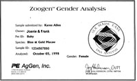 Zoogen Certificate