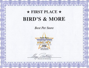 Daily Breeze Best Pet Store 2007 Winner